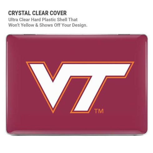 Virginia Tech University Maroon MacBook Pro 14in (2021-24) Case plus Skin